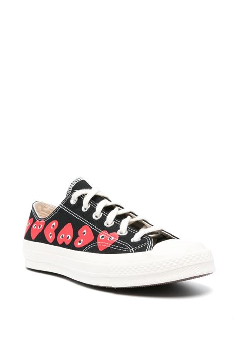 sneakers multi heart chuck 70 uomo nero in tela COMME DES GARÇONS PLAY X CONVERSE | P1K1261